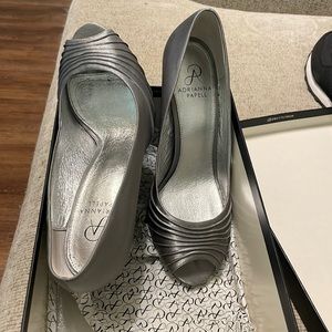 Adrianna Papell Silver heels